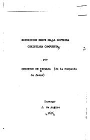 Cover of: Exposicion breue de la doctrina christiana compuesta