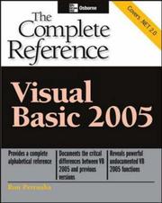Cover of: Visual Basic 2005: The Complete Reference (Complete Reference Series)