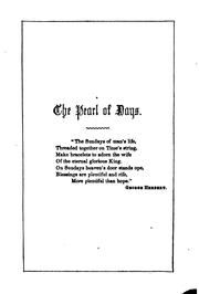 Cover of: The Pearl of Days; Or, The Advantages of the Sabbath to the Working Classes