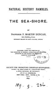 Cover of: The sea-shore
