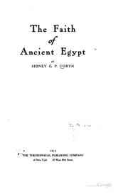 Cover of: The faith of ancient Egypt