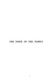 Cover of: The pride of the family
