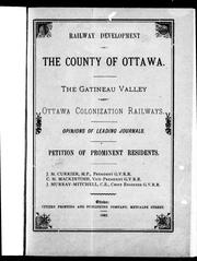 Railway development in the county of Ottawa