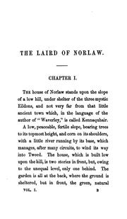 Cover of: The laird of Norlaw, by the author of 'Margaret Maitland'.