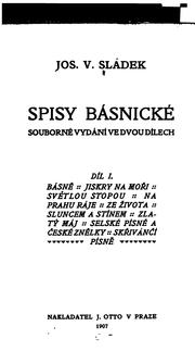 Cover of: Spisy básnické: Souborné vydání ve dvou dílech