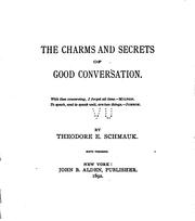 Cover of: The Charms and Secrets of Good Conversation --