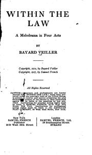 Cover of: Within the Law: A Melodrama in Four Acts