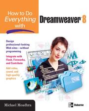 How to do everything with Dreamweaver 8