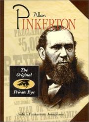 Cover of: Allan Pinkerton: the original private eye