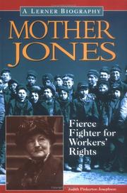 Mother Jones by Judith Pinkerton Josephson