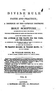 Cover of: The Divine Rule of Faith and Practice