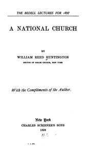 Cover of: A National Church