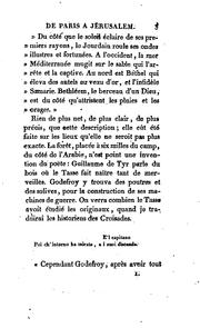 Cover of: Itinéraire de Paris à Jérusalem et de Jérusalem à Paris, en allant par la Grèce, et revenant par ...