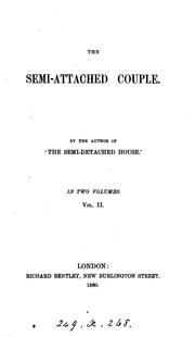 Cover of: The semi-attached couple, by the author of 'The semi-detached house'.