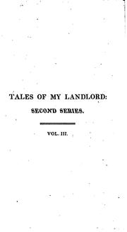 Cover of: Tales of My Landlord: Second series