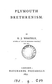 Cover of: Plymouth brethrenism
