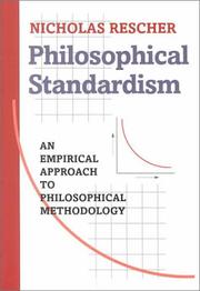 Philosophical standardism : an empiricist approach to philosophical methodology