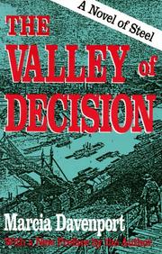The valley of decision by Marcia Davenport