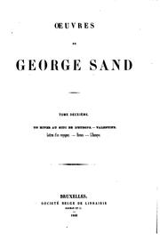 Cover of: Œuvres de George Sand
