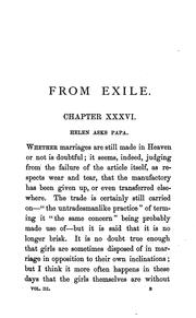 Cover of: From exile