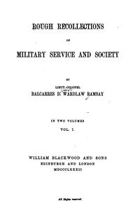 Cover of: Rough Recollections of Military Service and Society | Balcarres Dalrymple Wardlaw Ramsay