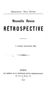 Cover of: Nouvelle revue rétrospective