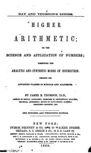 Cover of: Higher Arithmetic : Or, The Science and Application of Numbers: Combining the Analytic and ...