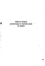 Cover of: Truly Rural
