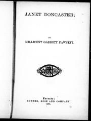 Cover of: Janet Doncaster