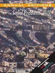 Cover of: Social Problems, 99/00