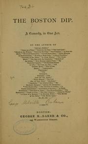 Cover of: The Boston dip by Baker, George Melville