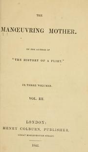 Cover of: The Manœuvring Mother