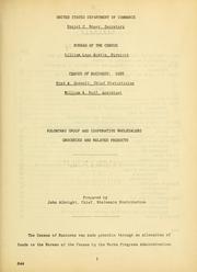 Cover of: Census of business: 1935