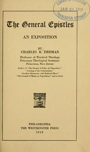 Cover of: General epistles.