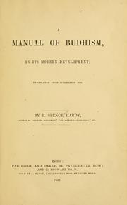 Cover of: A manual of Budhism, in its modern development by Robert Spence Hardy