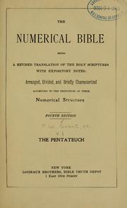 Cover of: The numerical Bible. by Frederick W. Grant