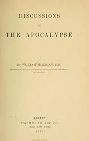 Cover of: Discussions on the Apocalypse