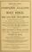 Cover of: Hitchcock's new and complete analysis of the Holy Bible, or, The whole of the Old and New Testaments arranged according to subjects in twenty-seven books : on the basis of Matthew Talbot, as improved ...