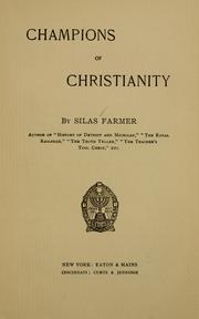 Cover of: Champions of Christianity
