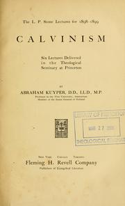 Cover of: Calvinism by Abraham Kuyper