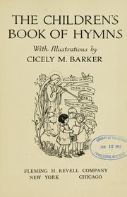 Cover of: The Children's book of hymns by Margaret G. Weed