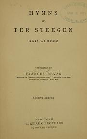 Cover of: Hymns of Ter Steegen, Suso and others