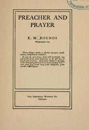 Cover of: Preacher and prayer