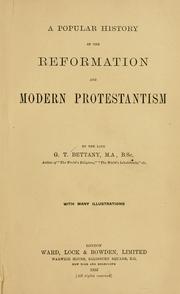 Cover of: A popular history of the Reformation and modern Protestantism