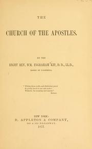 Cover of: The church of the apostles
