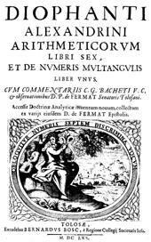 Cover of: Diophanti Alexandrini Arithmeticorum libri sex