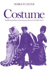 Cover of: Costume: An Illustrated Survey from Ancient Times to the Twentieth Century.