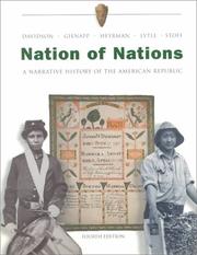 Cover of: Nation of nations by James West Davidson ... [et al.].