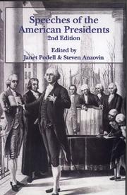 Cover of: Speeches of the American presidents