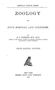 Cover of: Zoology for high schools and colleges